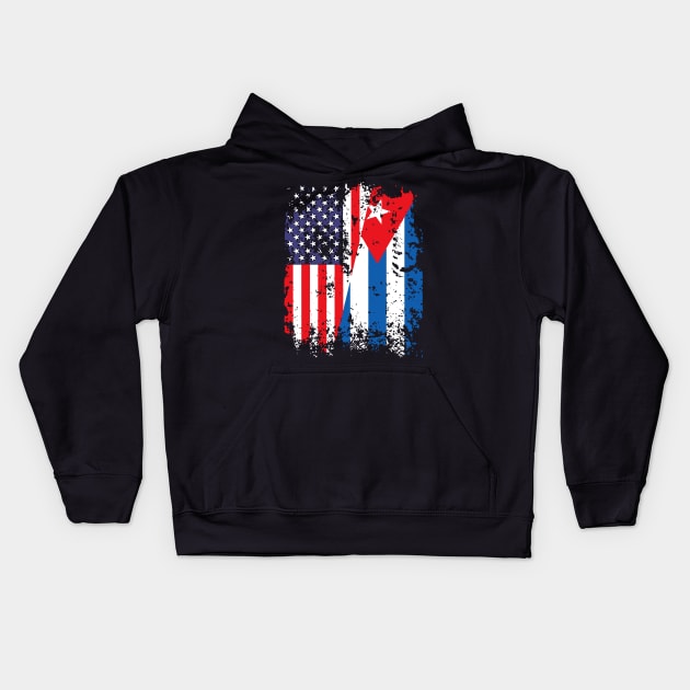 SOS Cuba Flag Free Cuba Libre 2021 Kids Hoodie by dyazagita